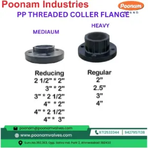 PP Threaded Collar Flange